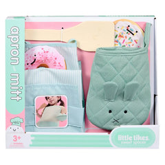 Little Tikes Sweet Spaces Apron & Oven Mitt Set, Play Kitchen Cookware