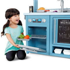 Little Tikes First Prep Kitchen Realistic Pretend Play Kitchen with Over 25 Accessories