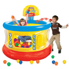 Little Tikes Slam Dunk Big Ball Pit with 20 Air-Filled Balls: For Ages 3-6, Plastic