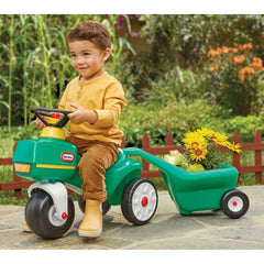 Little Tikes Tractor and Cart - Green