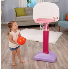 Little Tikes TotSports Easy Score Toy Basketball Set 2pc - Pink