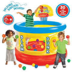 Little Tikes Slam Dunk Big Ball Pit with 20 Air-Filled Balls: For Ages 3-6, Plastic